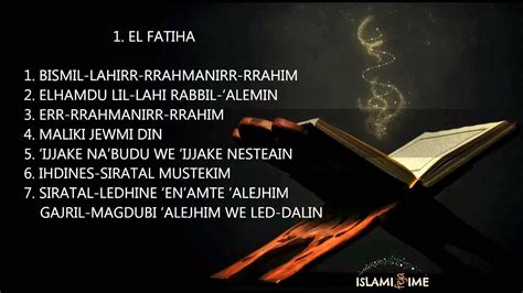 Al-Fatiha Lexo Kuran 1-Al-Fatiha 1. . El fatiha shqip